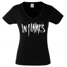 IN FLAMES LOGO Дамска тениска
